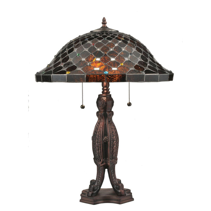 Meyda 17" High Personalized Banker's Lamp