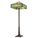 Meyda 64.5"H Green Pine Branch Mission Floor Lamp