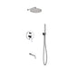 KubeBath Aqua Rondo Shower Set With Rain Shower, Handheld and Tub Filler