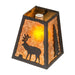 Meyda 8" Wide Lone Stag Wall Sconce