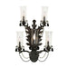 Meyda 20" Wide French Baroque 5 Light Wall Sconce