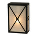 Meyda 8" Wide Whitewing Wall Sconce