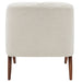 New Pacific Direct Florence Faux Shearling Fabric Accent Chair Brown Legs 1250017-560