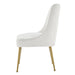 New Pacific Direct Cedric Fabric Dining Side Chair Gold Legs, Set of 2 1250026-563