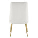 New Pacific Direct Cedric Fabric Dining Side Chair Gold Legs, Set of 2 1250026-563