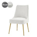 New Pacific Direct Cedric Fabric Dining Side Chair Gold Legs, Set of 2 1250026-563