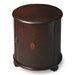 Butler Specialty Company Lawrie 20""W Drum Table, Dark Brown 1260024