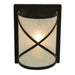 Meyda 6" Wide Whitewing Wall Sconce