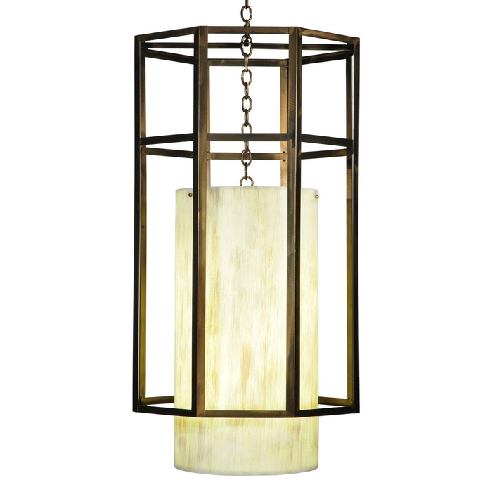 Meyda 23.5"W Cilindro Caged Pendant