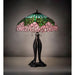 Meyda 30" Tiffany Passion Pink Cabbage Rose Table Lamp