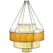 Meyda 44"W Nickel Jayne 4 Tier Pendant