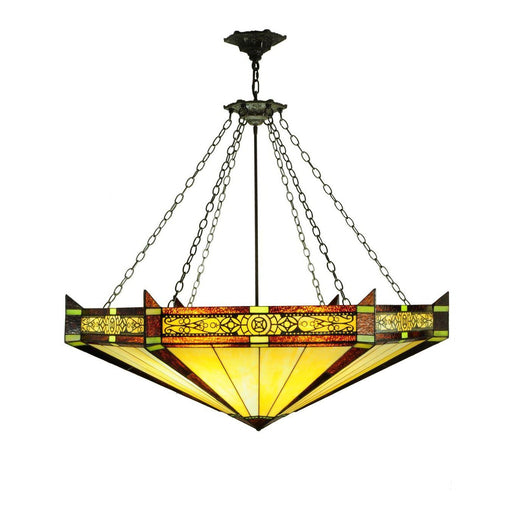 Meyda 49"W Peaches Inverted Pendant