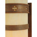 Meyda 7"W Rustic Byzantine Cylinder Wall Sconce