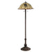 Meyda 61.25"H Tiffany Pinecone Tall Floor Lamp
