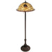 Meyda 61.25"H Tiffany Pinecone Tall Floor Lamp