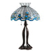 Meyda 31" High Bronze Roseborder Table Lamp