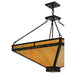 Meyda 25.5"Sq Whitewing Inverted Pendant