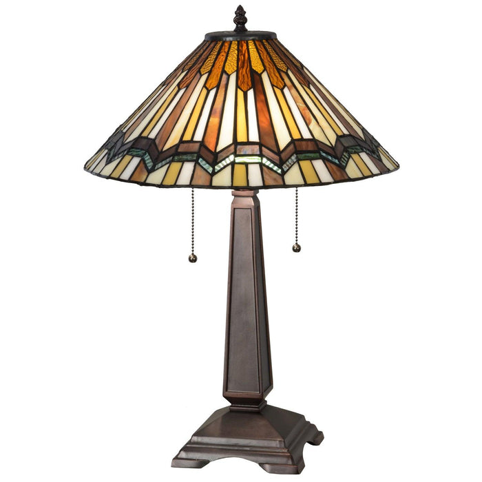 Meyda 24"H Prairie Delta Table Lamp