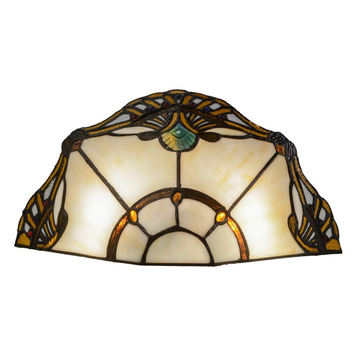 Meyda 14.5"W Shell with Jewels Wall Sconce