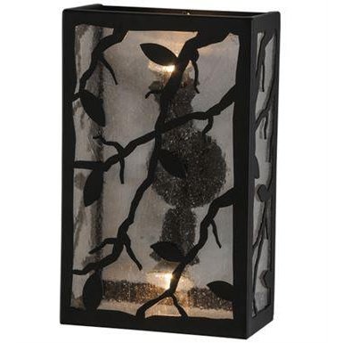 Meyda 10"W Branches with Leaves Wall Sconce