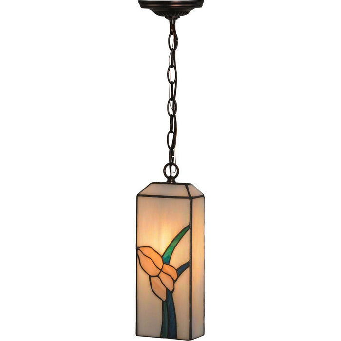 Meyda 5"W Iris Mini Pendant