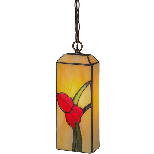 Meyda 5"W Iris Mini Pendant