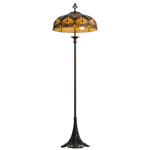 Meyda 63"H Original Handel Peacock Floor Lamp