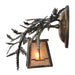 Meyda 16" Wide Pine Branch Valley View Wall Sconce