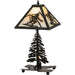 Meyda 22"H Alpine W/Lighted Base Table Lamp
