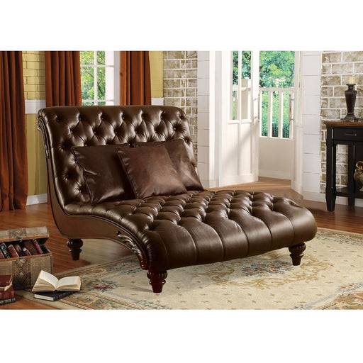 Acme Furniture Anondale Chaise W/3 Pillows 15035