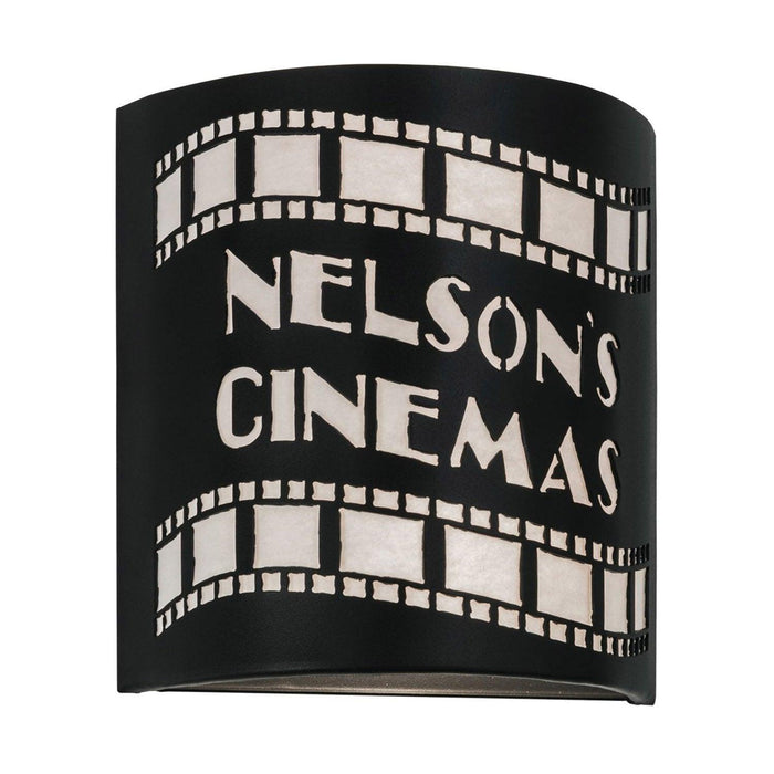 Meyda 9.5"W Tinseltown Filmstrip Personalized Wall Sconce