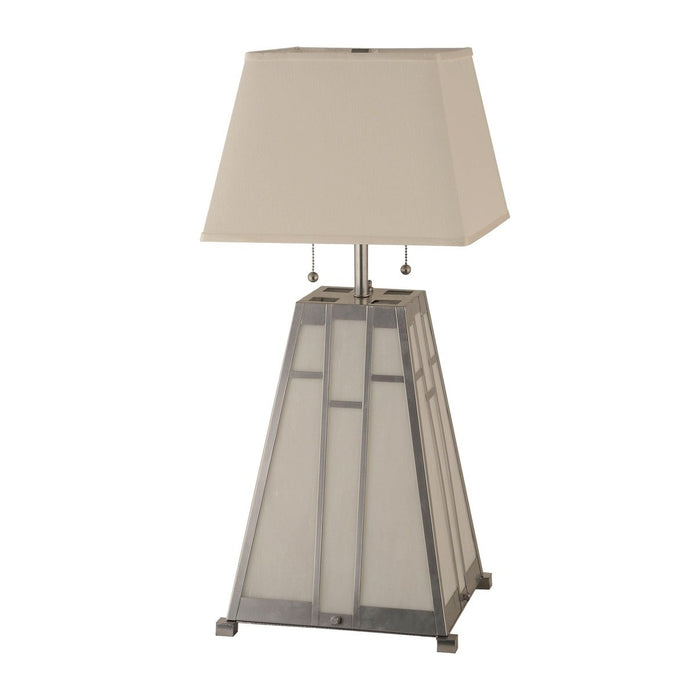 Meyda 31" Beige Accent Double Bar Mission Table Lamp