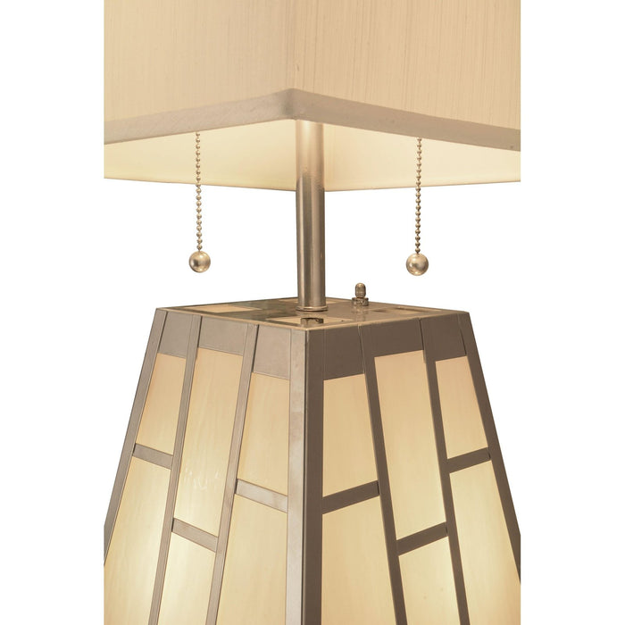 Meyda 31" Beige Accent Double Bar Mission Table Lamp