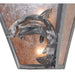 Meyda 13"W Leaping Trout Wall Sconce