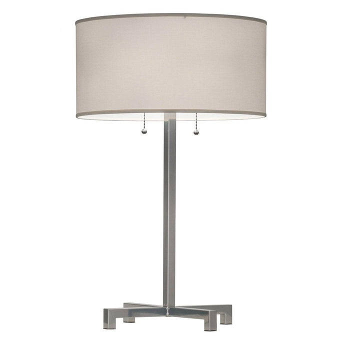 Meyda 32"H Cilindro Chrome Table Lamp