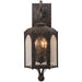 Meyda 10" Wide Rustic Jonquil 3 Candlelight Lantern Wall Sconce