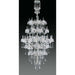 Meyda 43"W Glass Maya 51 LT Chandelier