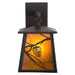 Meyda 7"W Whispering Pines Hanging Wall Sconce