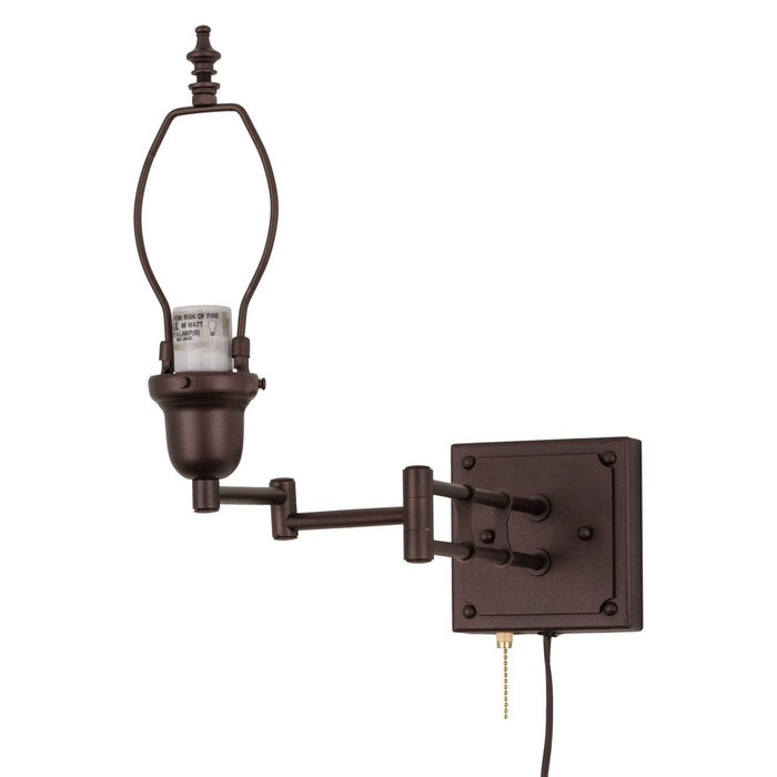 Meyda 12-17.5"W Cabin in the Woods Swing Arm Wall Sconce