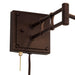 Meyda 12-17.5"W Cabin in the Woods Swing Arm Wall Sconce