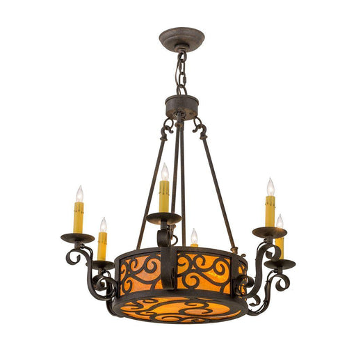 Meyda 26" Wide Donya Inverted Pendant
