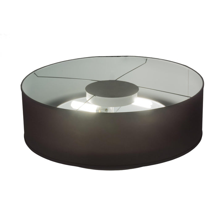 Meyda 30"W Cilindro Textrene Two Tier Pendant