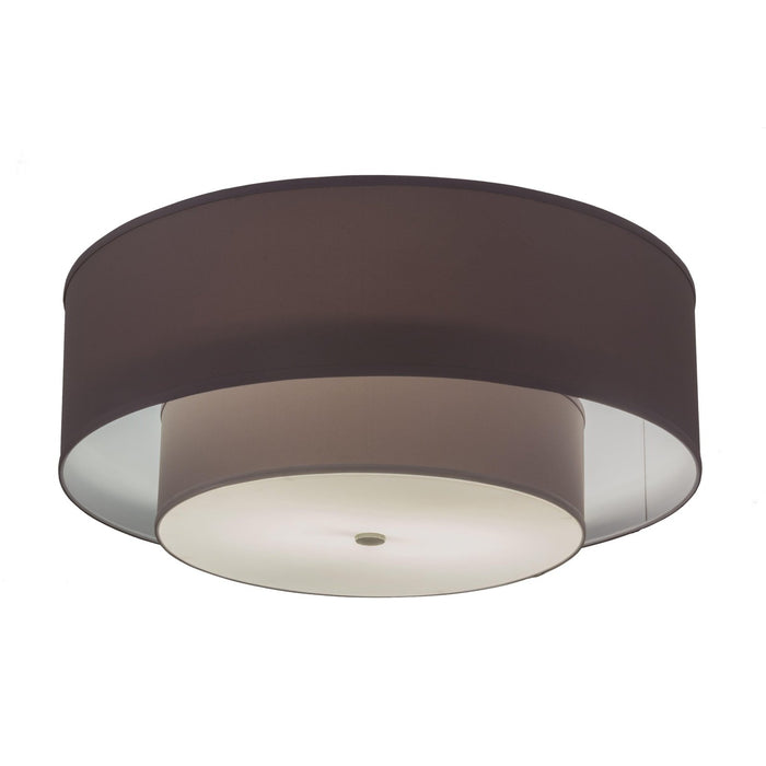 Meyda 30"W Cilindro Textrene Two Tier Pendant