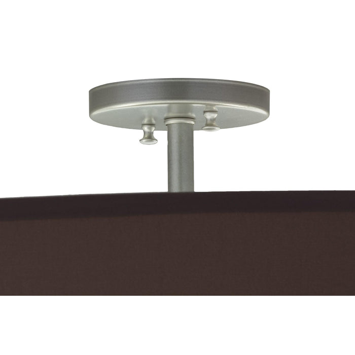 Meyda 30"W Cilindro Textrene Two Tier Pendant