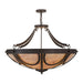 Meyda 42" Wide Brown Finish Carousel Inverted Pendant