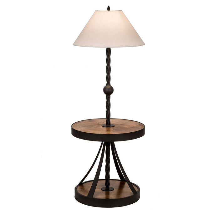 Meyda 58"H Achse Floor Lamp with Table