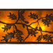 Meyda 54"L Oak Leaf & Acorn Oblong Pendant