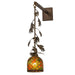 Meyda 6" Wide Oak Leaf & Acorn Hanging Wall Sconce