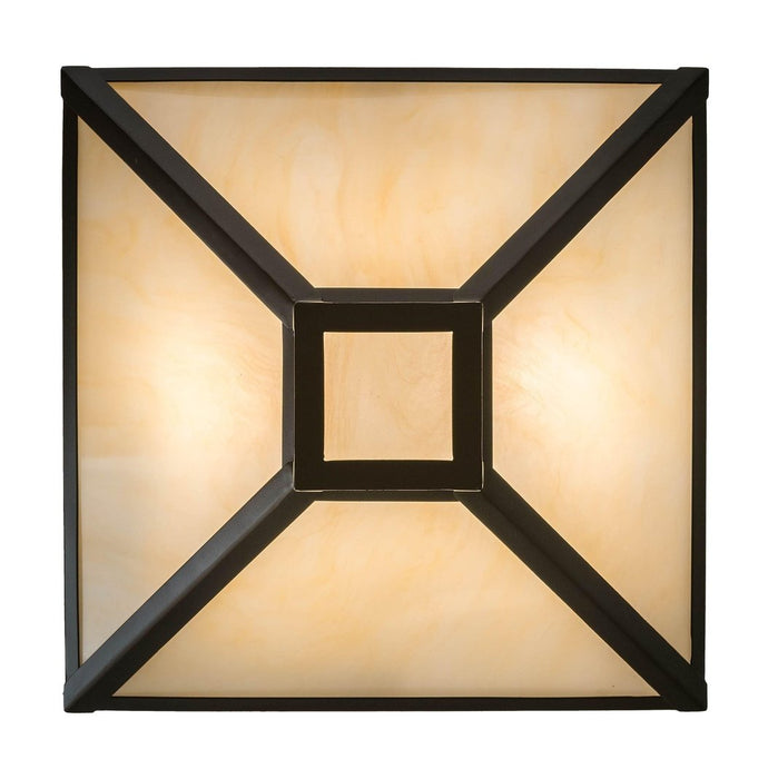 Meyda 18"Sq Whitewing Inverted Pendant