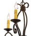 Meyda 18" Classic Sienna 3 LT Candlelight Chandelier